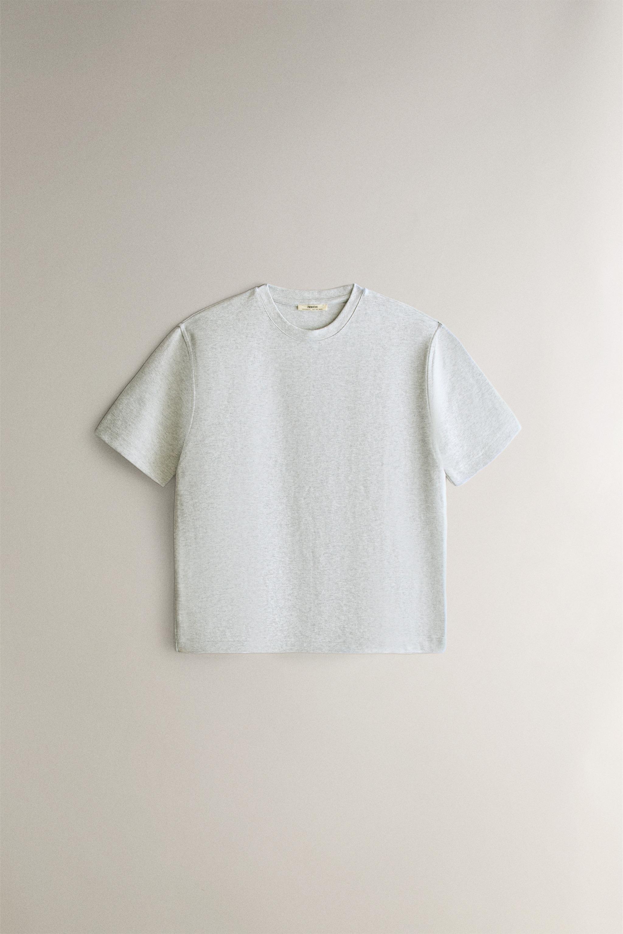 T-SHIRT MANCHES COURTES EN COTON